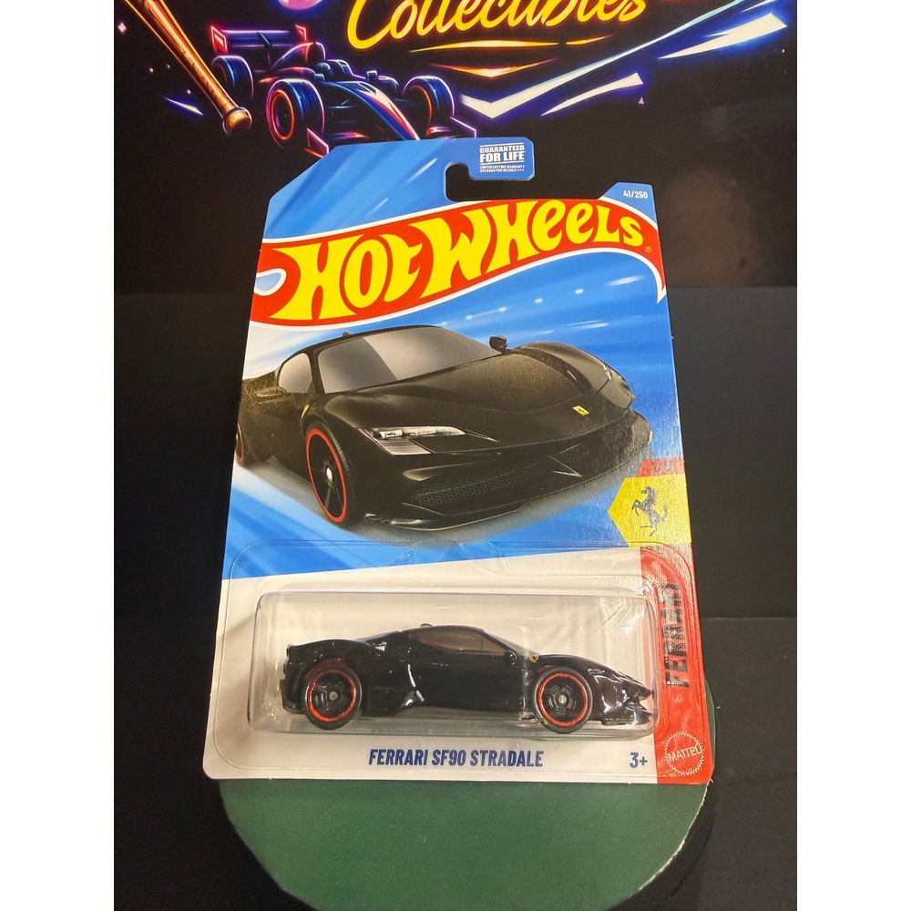Hot Wheels Ferrari SF90 Stradale Black 2026 Mainline 41/250 Diecast Car JJK89